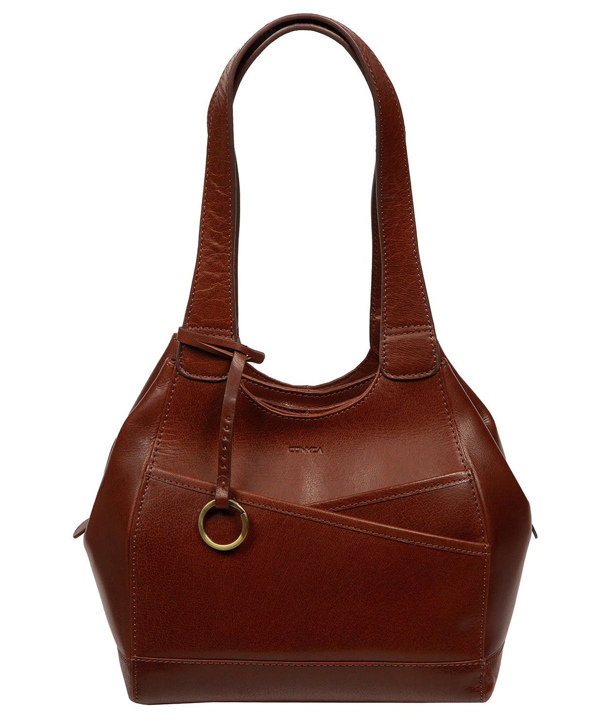 'Vesper' Conker Brown Leather Handbag