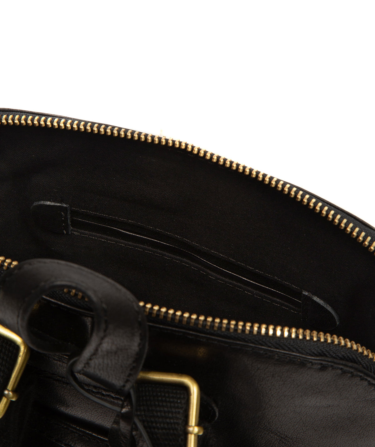 'Violetta' Black Leather Backpack
