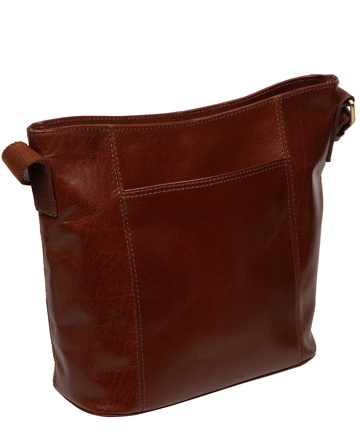 Interior zip pocket and slip pocket detail