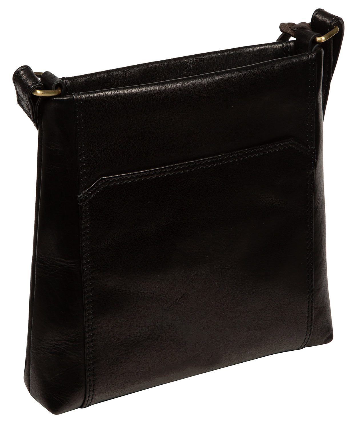 'Marissa' Black Leather Cross Body Bag