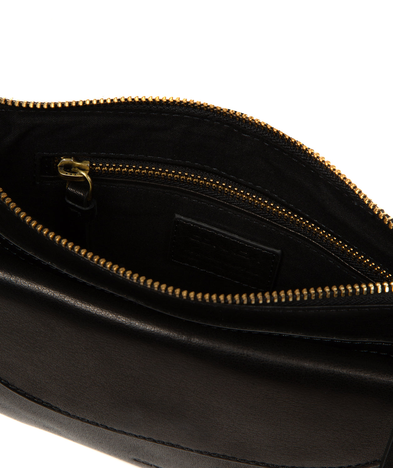 'Marietta' Black Leather Cross Body Bag