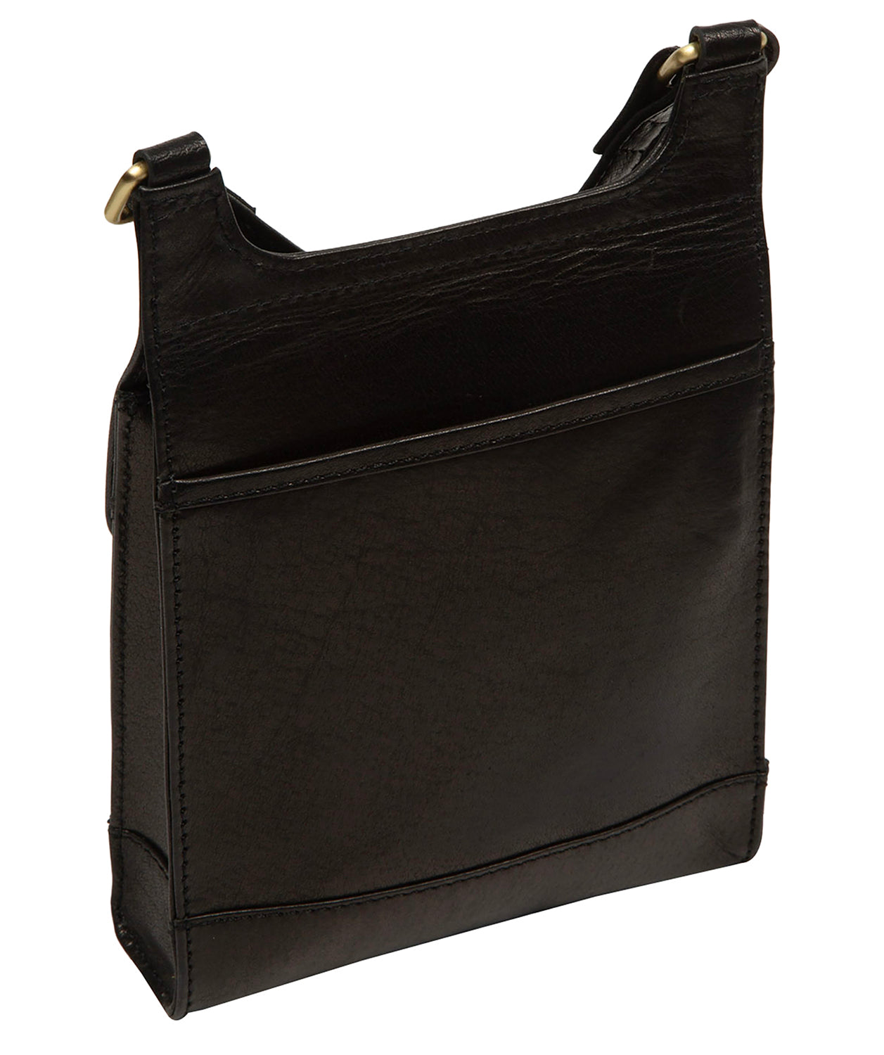 'Coraline' Black Leather Cross Body Bag