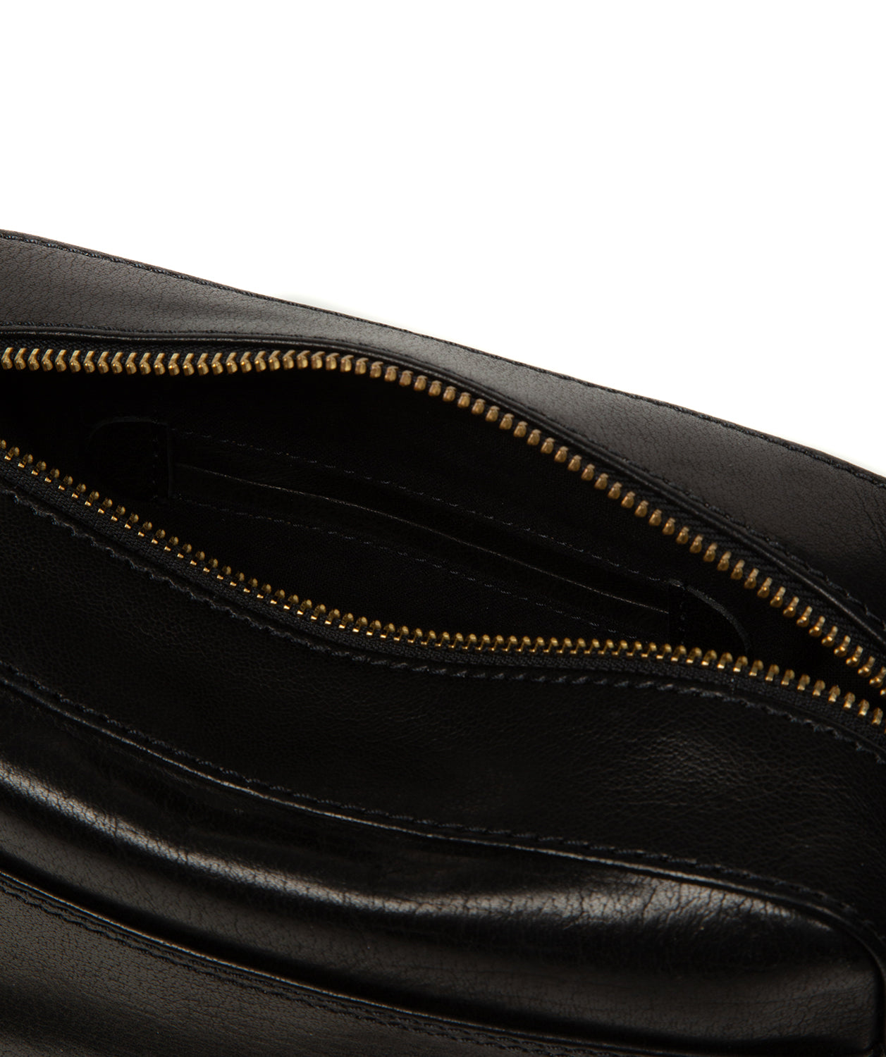 'Dahlia' Black Leather Cross Body Bag