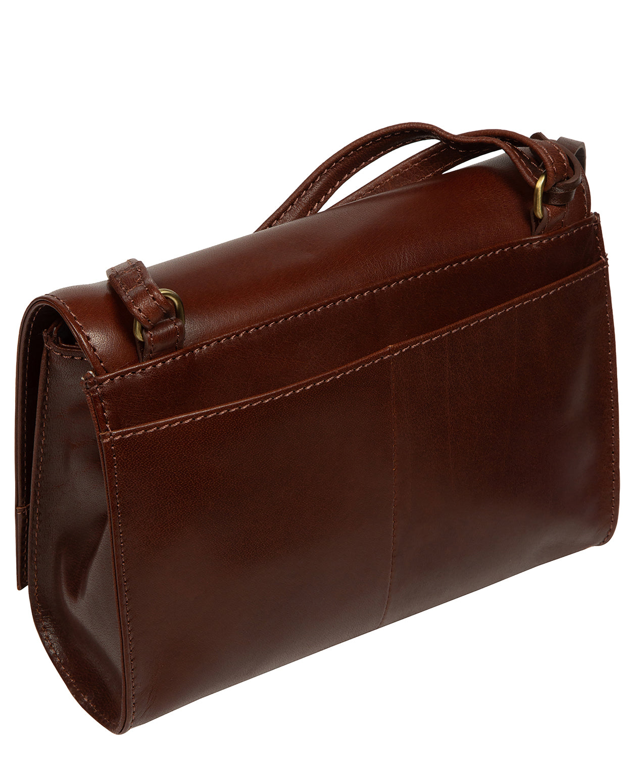 'Fallon' Conker Brown Leather Cross Body Bag