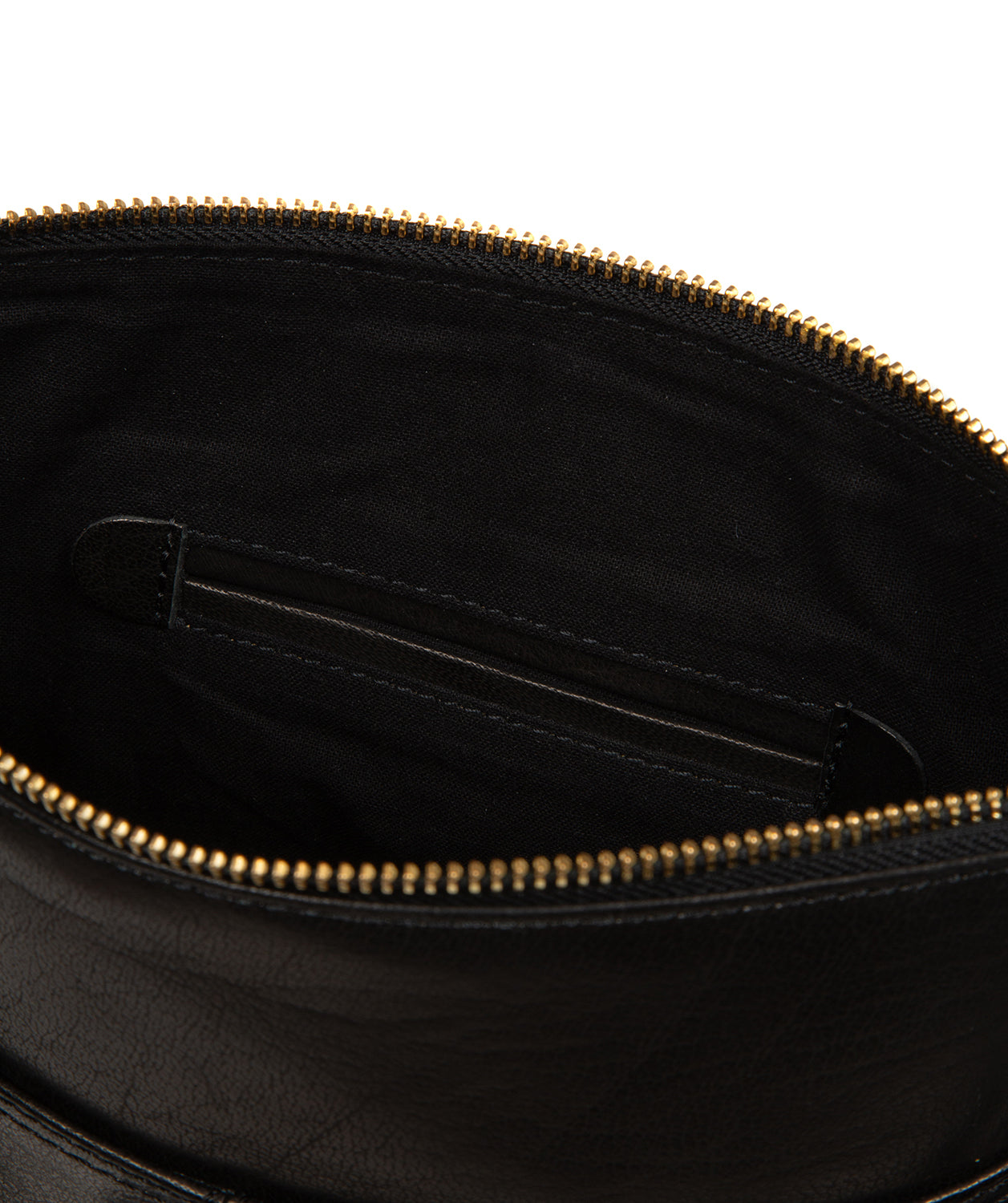 'Maeve' Black Leather Cross Body Bag