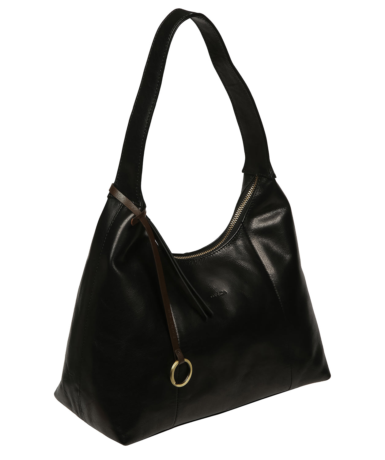 'Candy' Black Leather Handbag