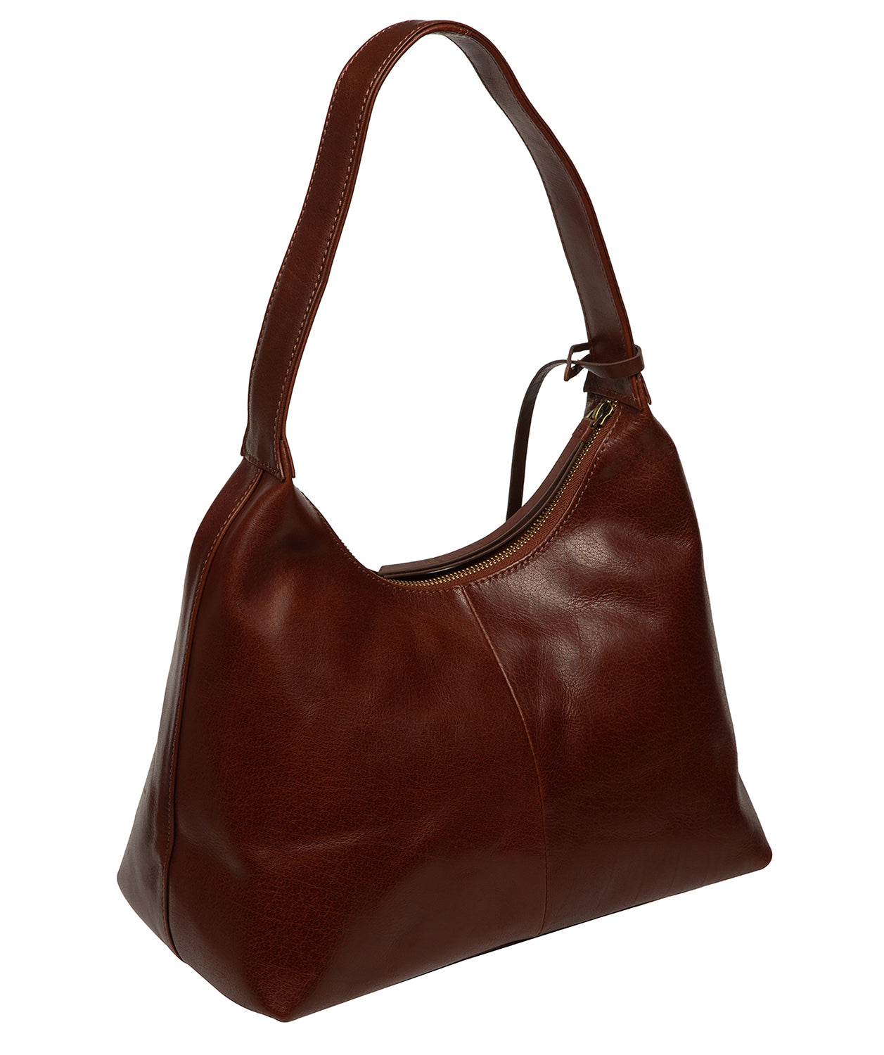 'Candy' Conker Brown Leather Handbag