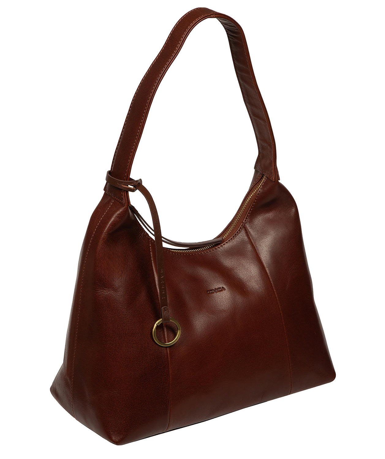 'Candy' Conker Brown Leather Handbag