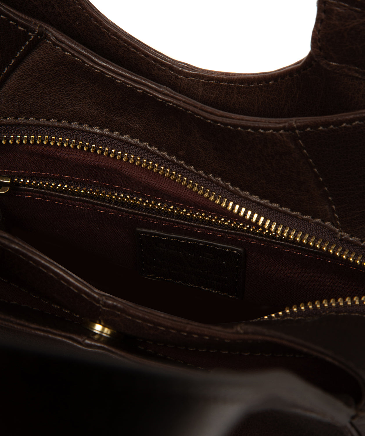 'Vesper' Cocoa Leather Handbag