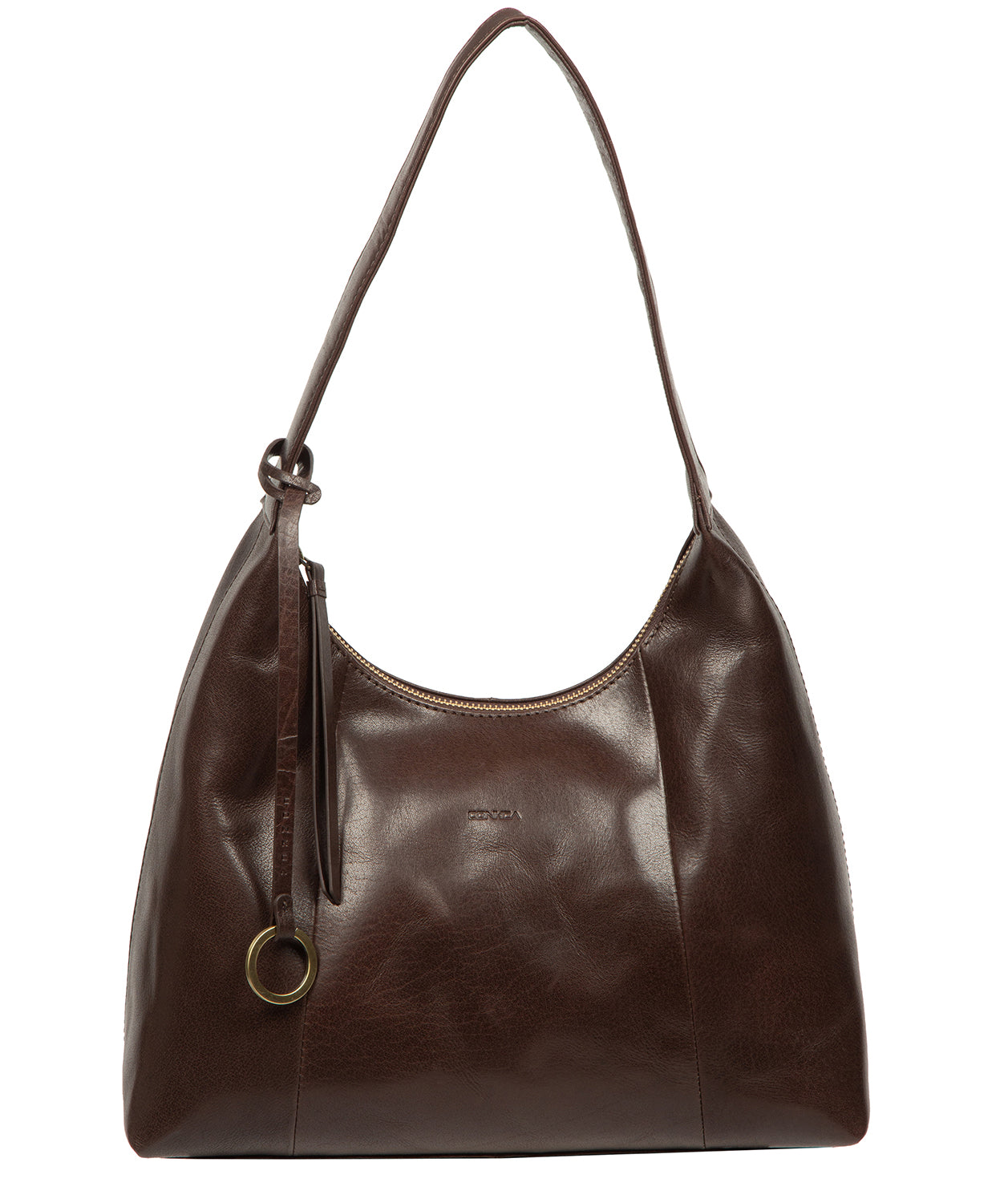 'Candy' Cocoa Leather Handbag