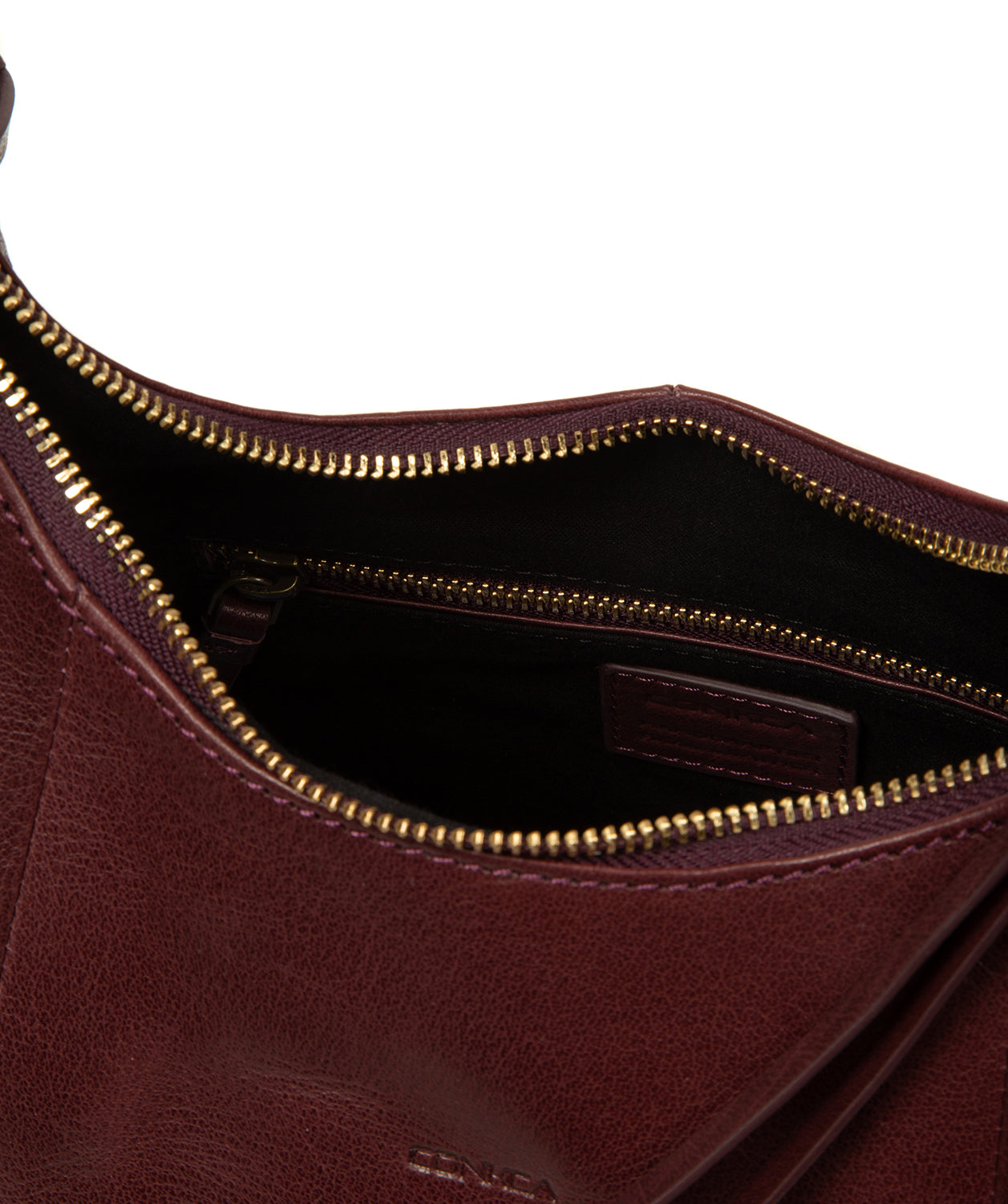 'Candy' Plum Leather Handbag