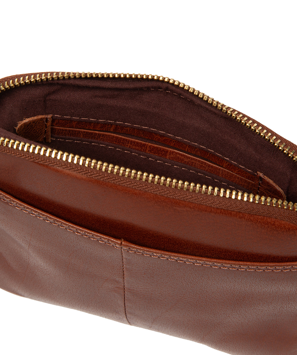 'Jay' Conker Brown Leather Cross Body Bag