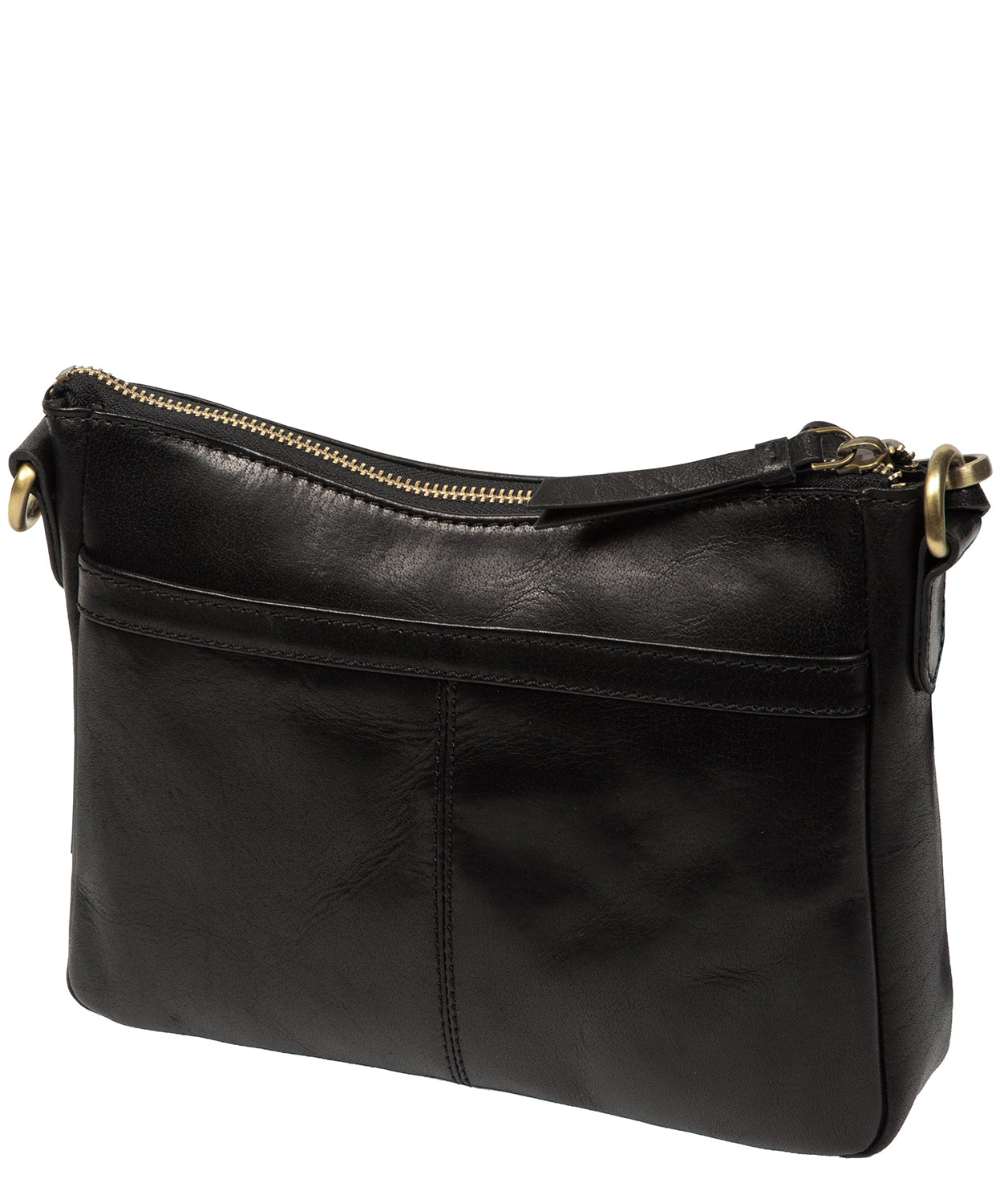 'Misty' Black Leather Cross Body Bag