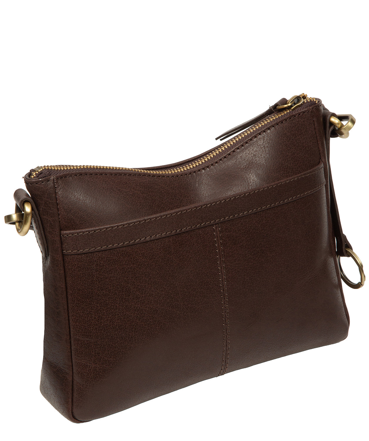 'Misty' Cocoa Leather Cross Body Bag