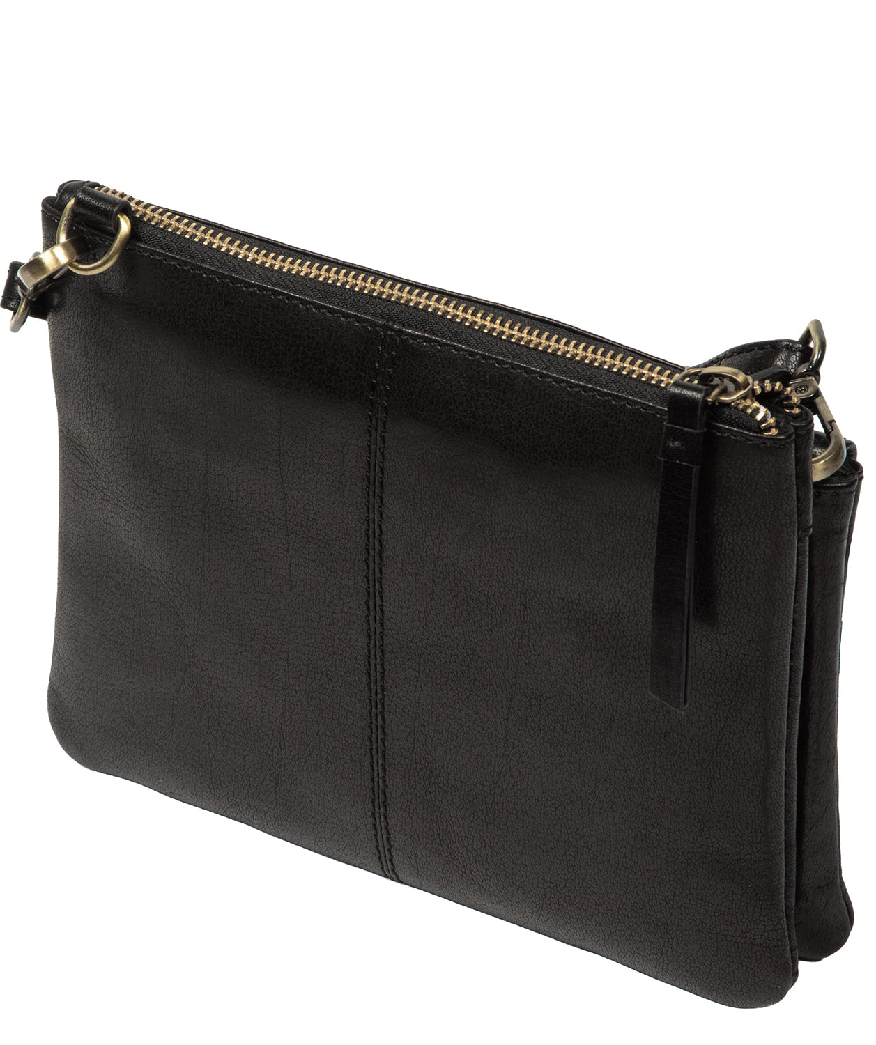 'Skylark' Black Leather Cross Body Bag