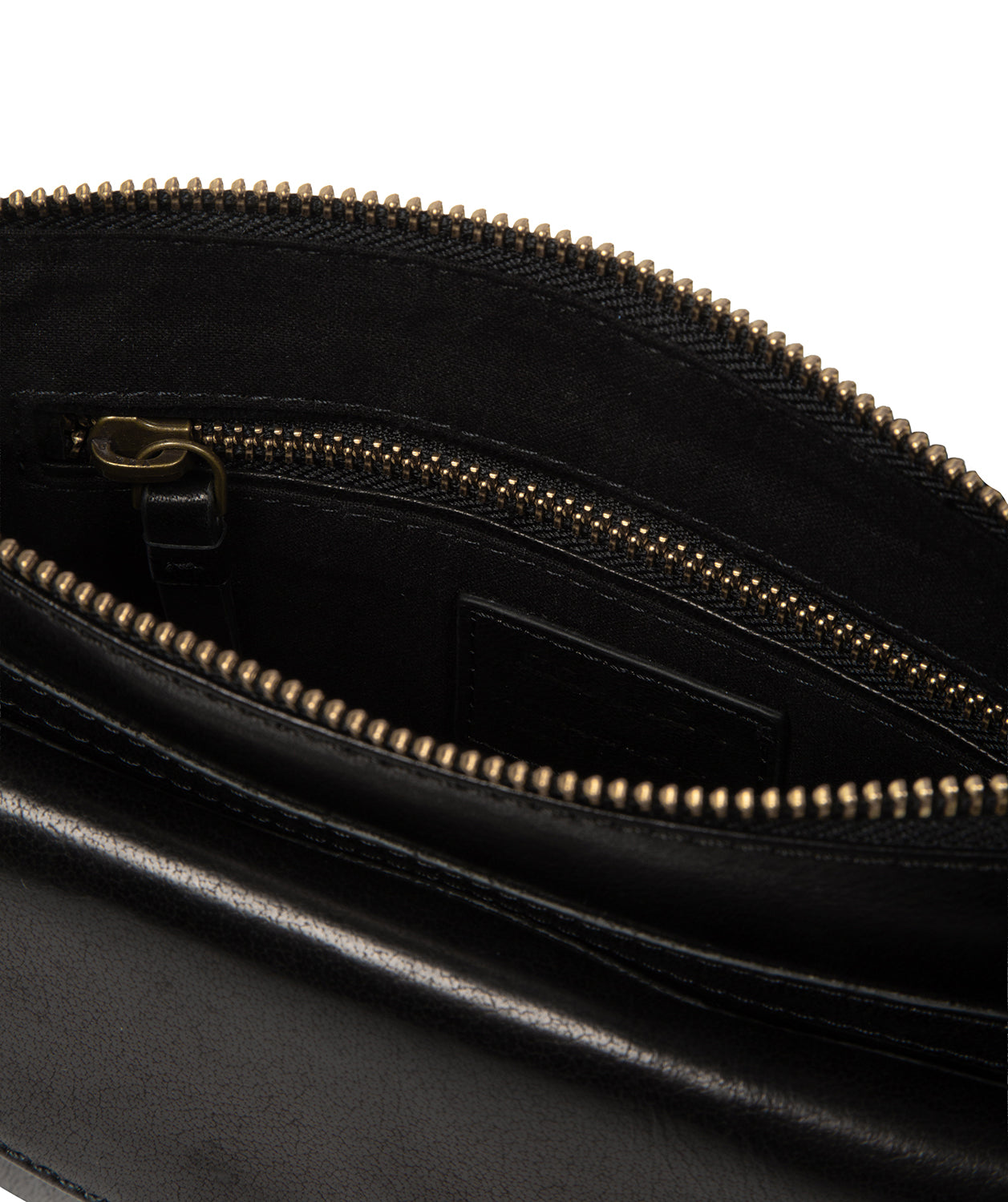 'Skylark' Black Leather Cross Body Bag