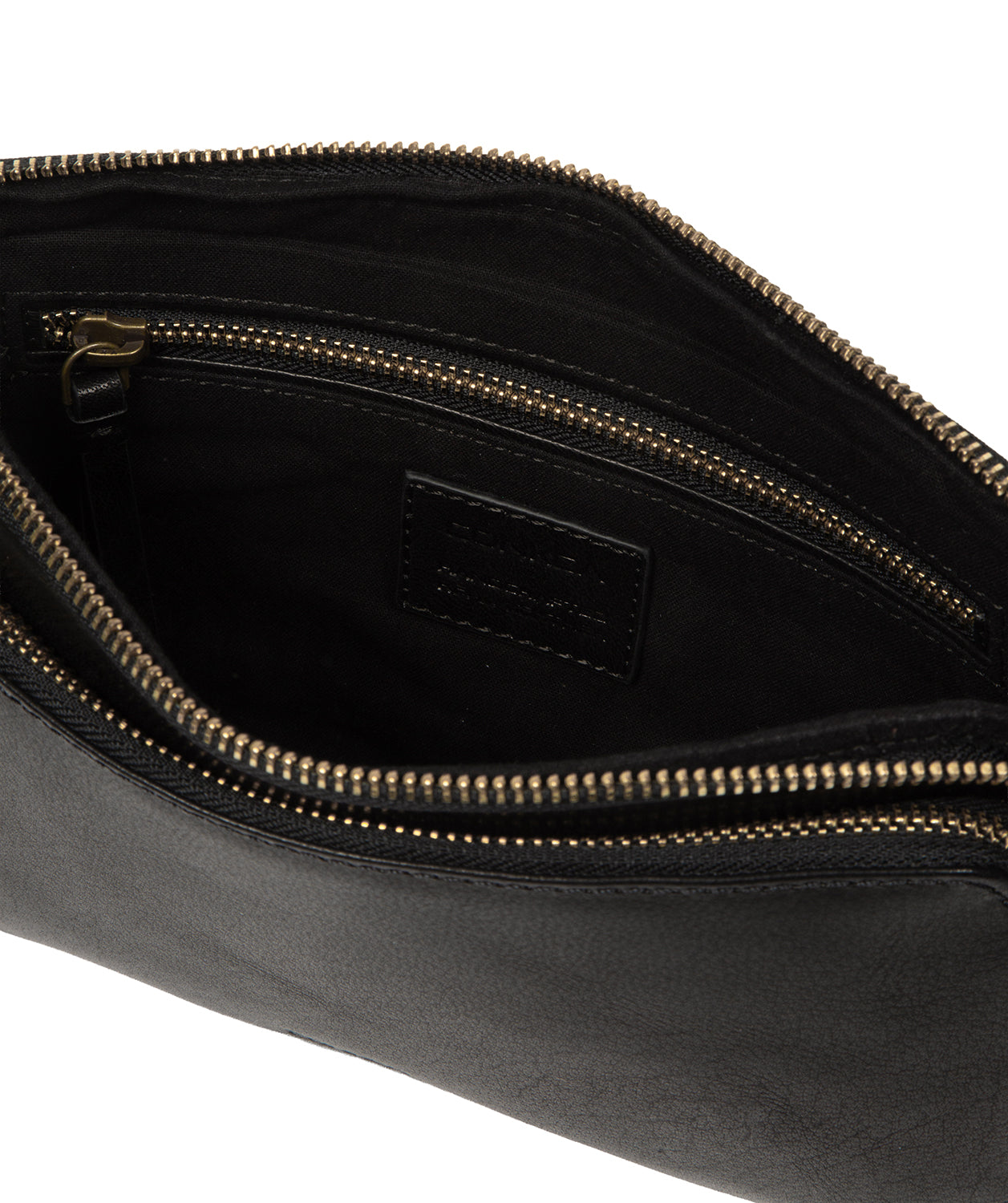 'Birdy' Black Leather Cross Body Bag