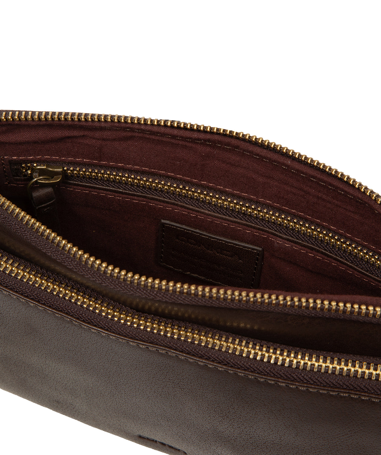 'Birdy' Cocoa Leather Cross Body Bag