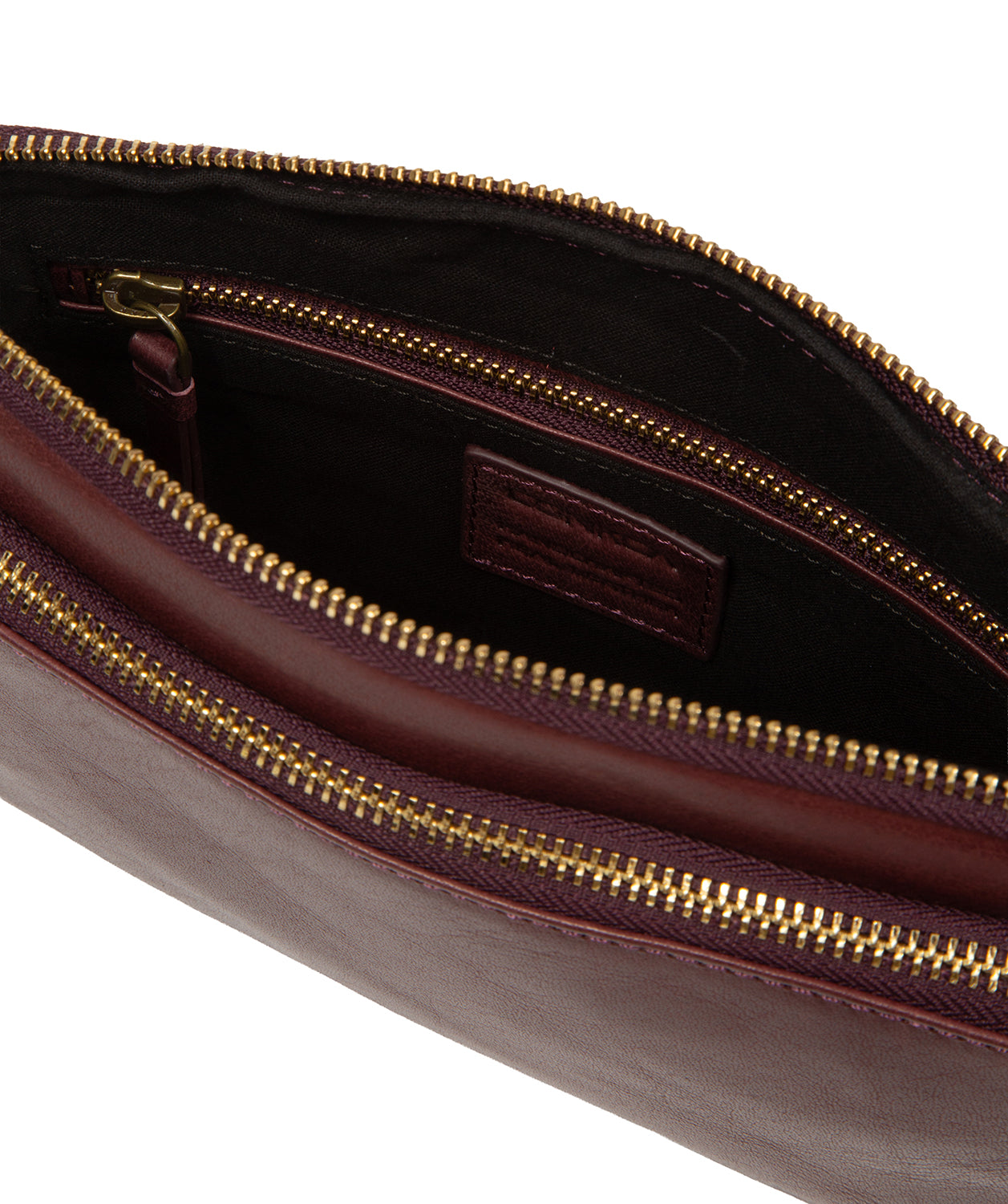 'Birdy' Plum Leather Cross Body Bag