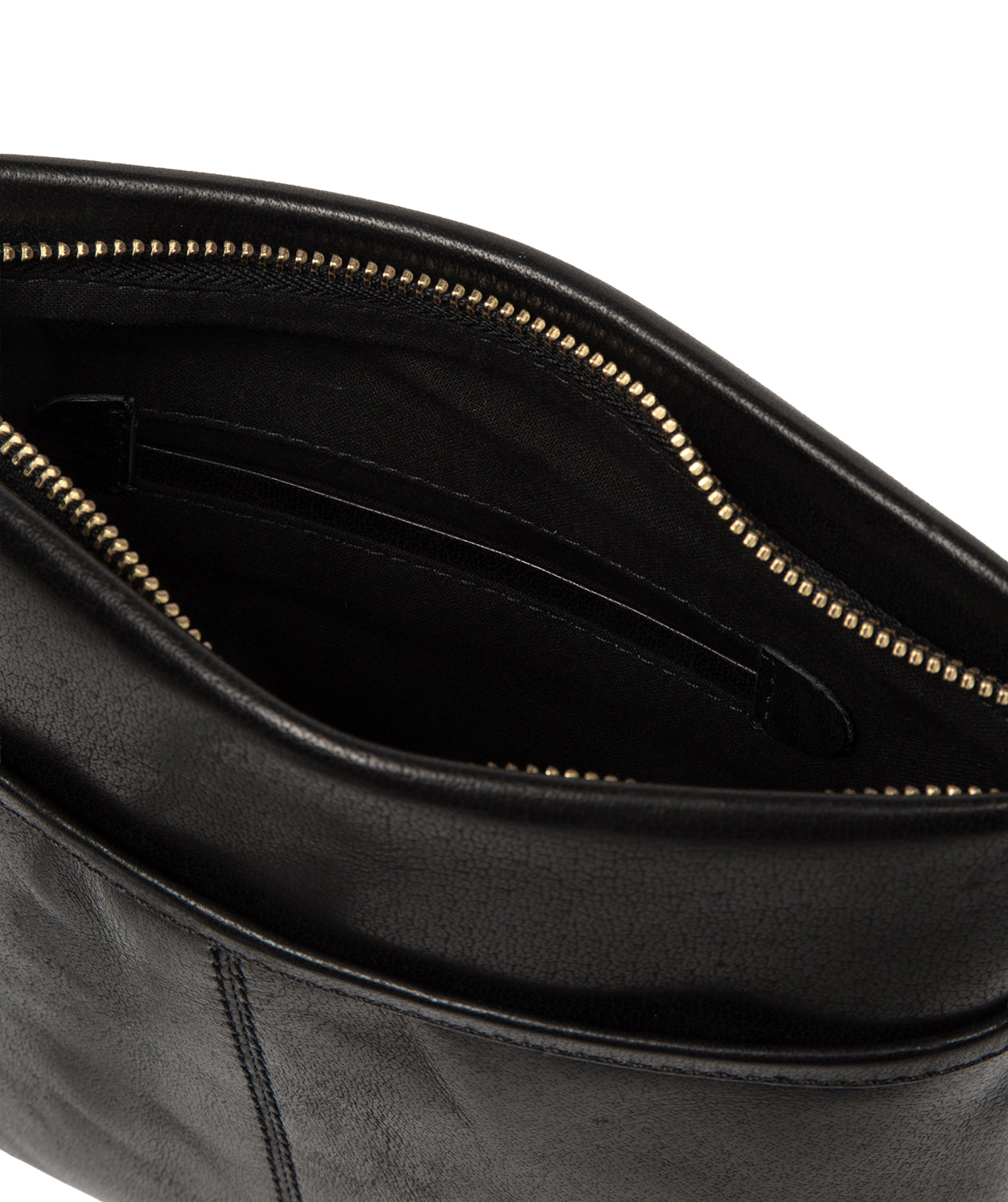 'Dove' Black Leather Cross Body Bag