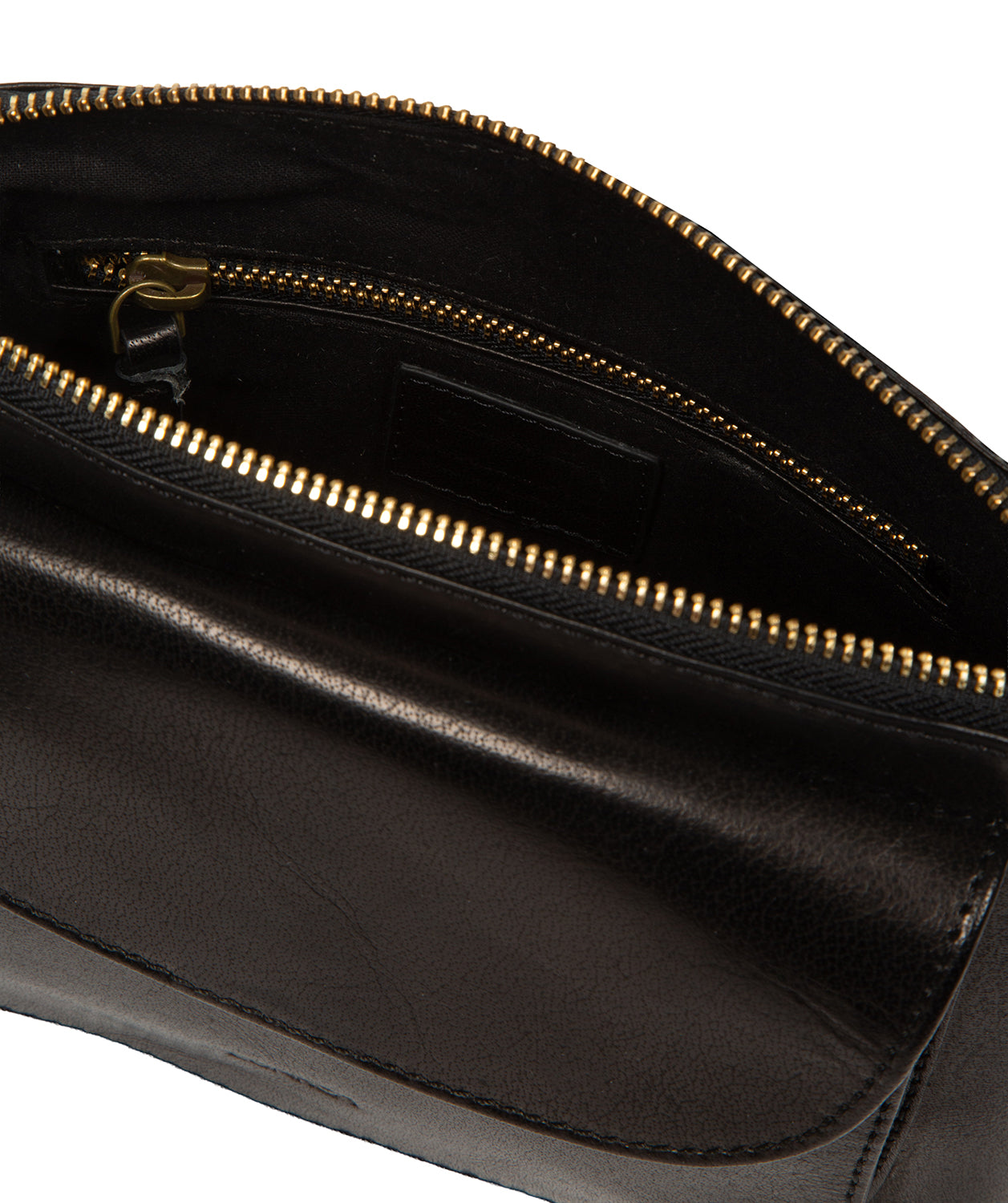 'Starling' Black Leather Cross Body Bag