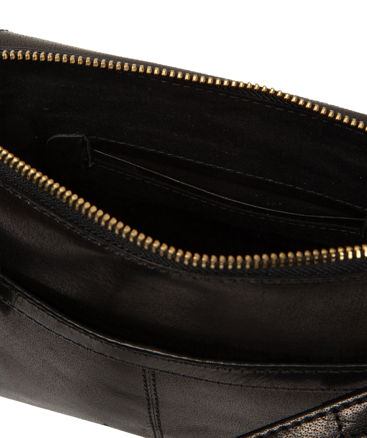 'Starling' Black Leather Cross Body Bag