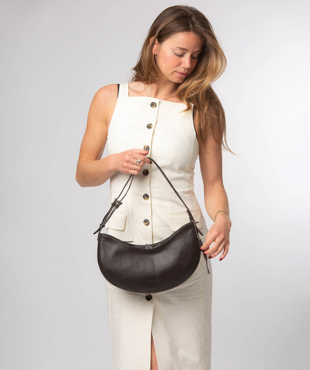 Full grab bag cocoa leather texture and patina