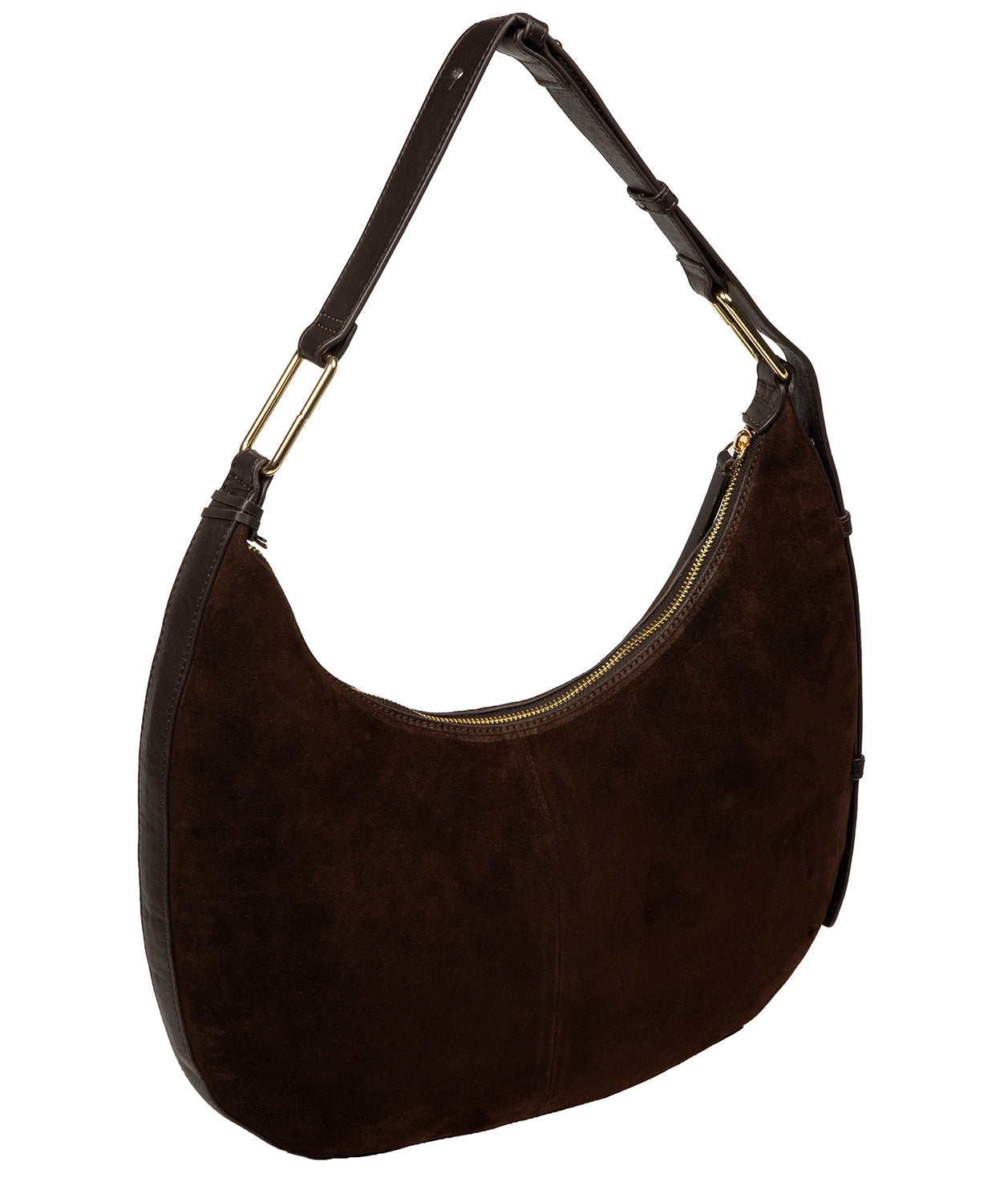Kacey shoulder bag interior with zipped and slip pockets