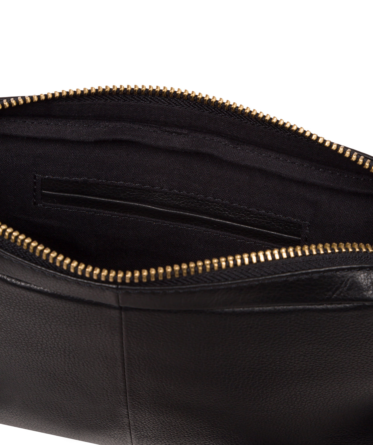 Cultured London Soho Collection Bags: 'Jodie' Black Leather Cross Body Bag
