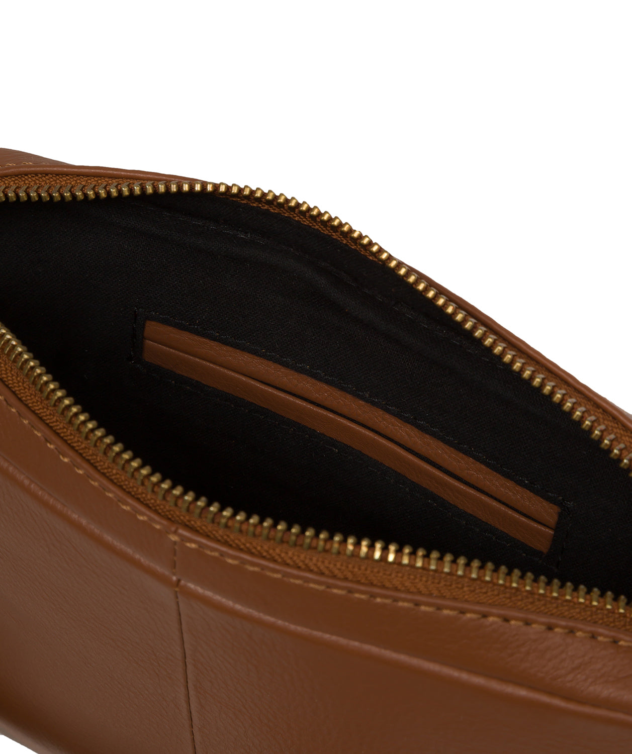 Cultured London Soho Collection Bags: 'Jodie' Tan Leather Cross Body Bag