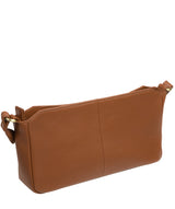 Cultured London Soho Collection Bags: 'Christina' Tan Leather Cross Body Bag