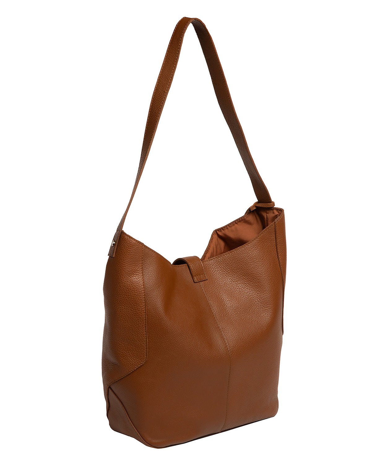 'Leilani' Tan Leather Shoulder Bag
