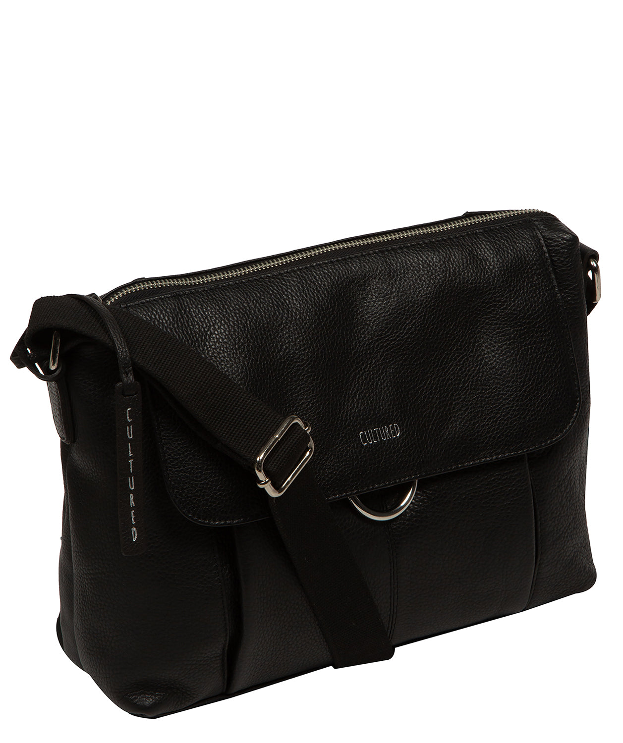 adjustable webbed canvas shoulder strap