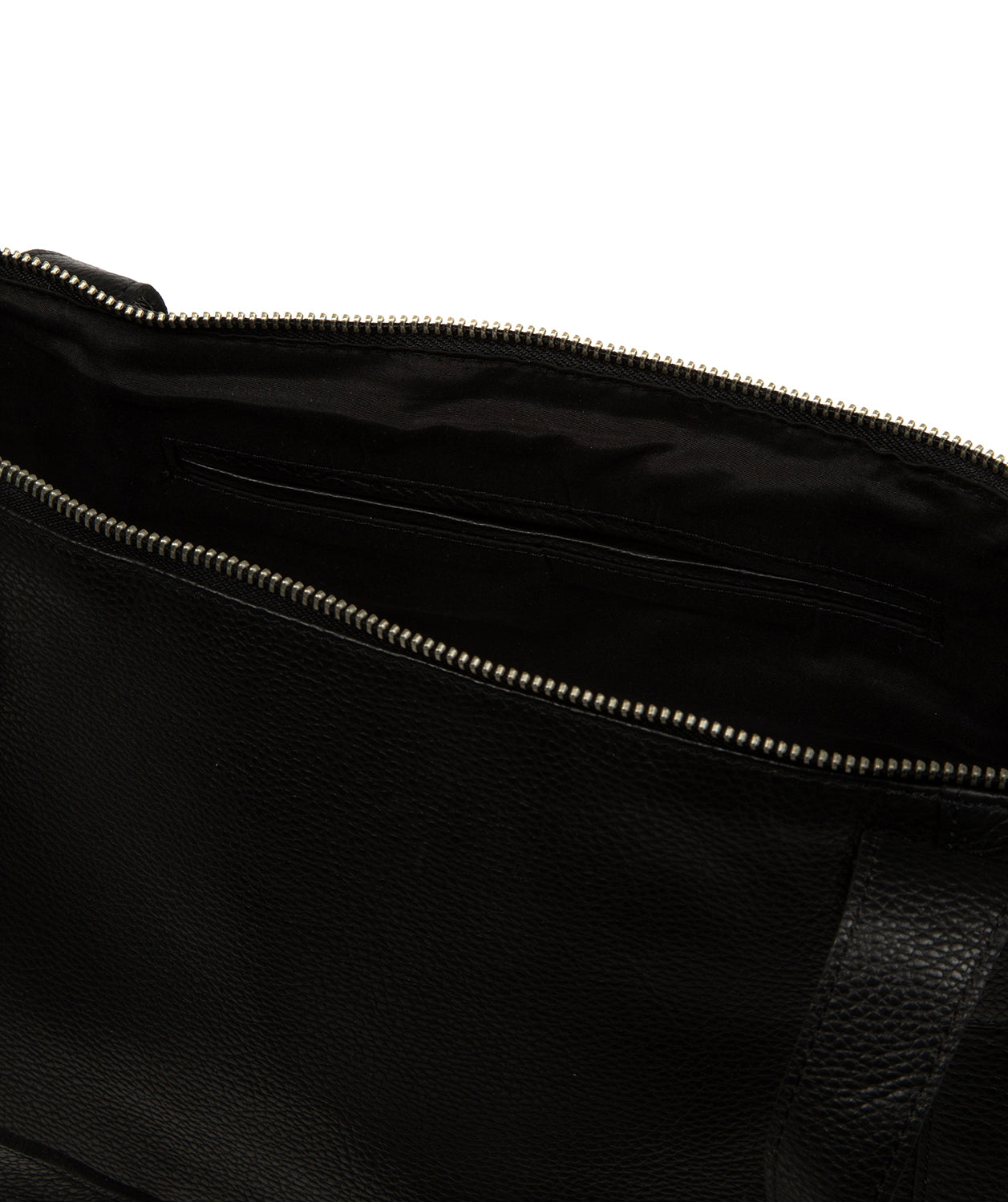 'Marina' Black Leather Tote Bag