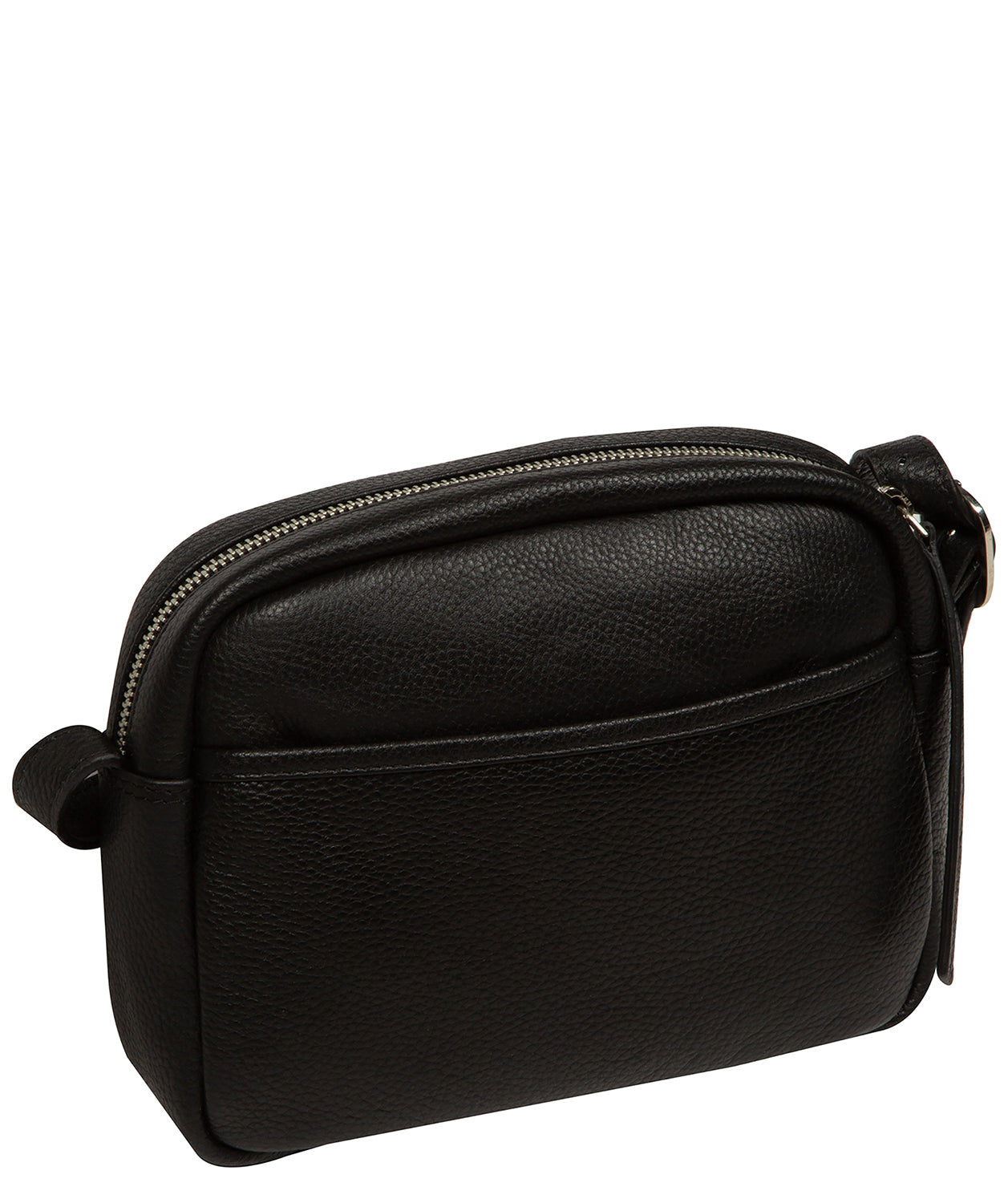 'Ariella' Black Leather Cross Body Bag