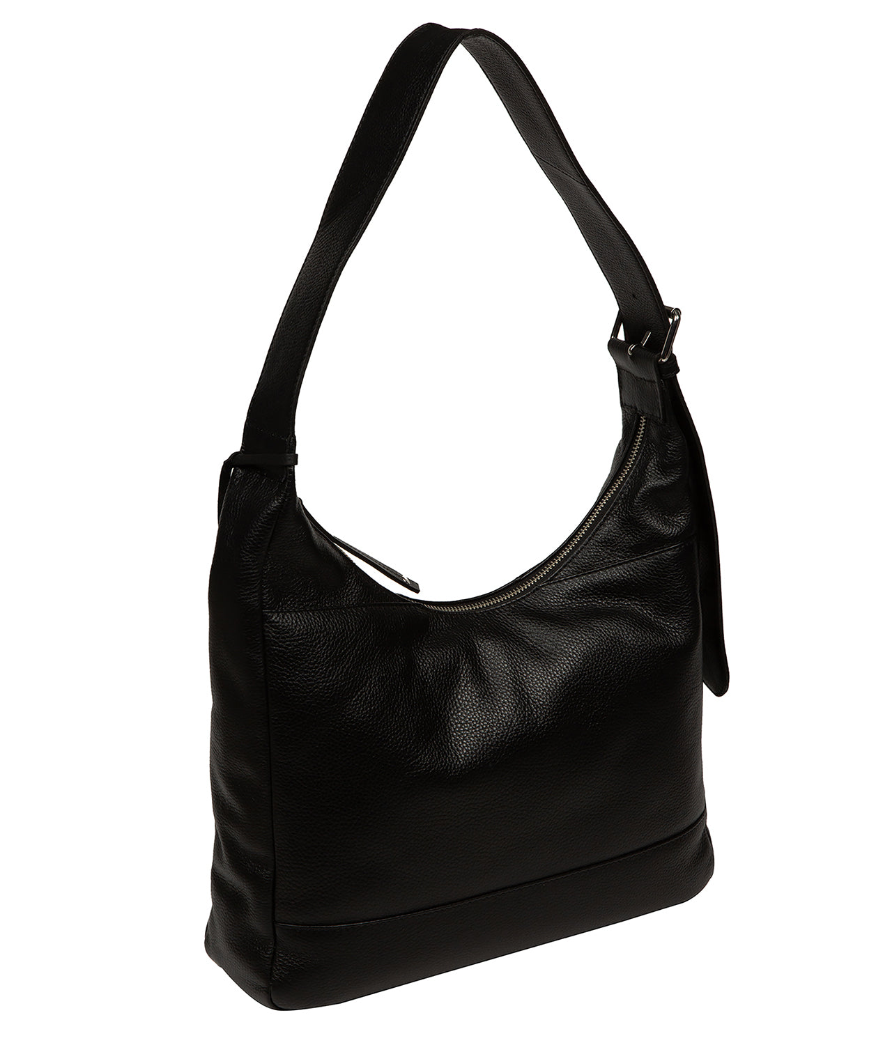 'Kovo' Black Leather Shoulder Bag