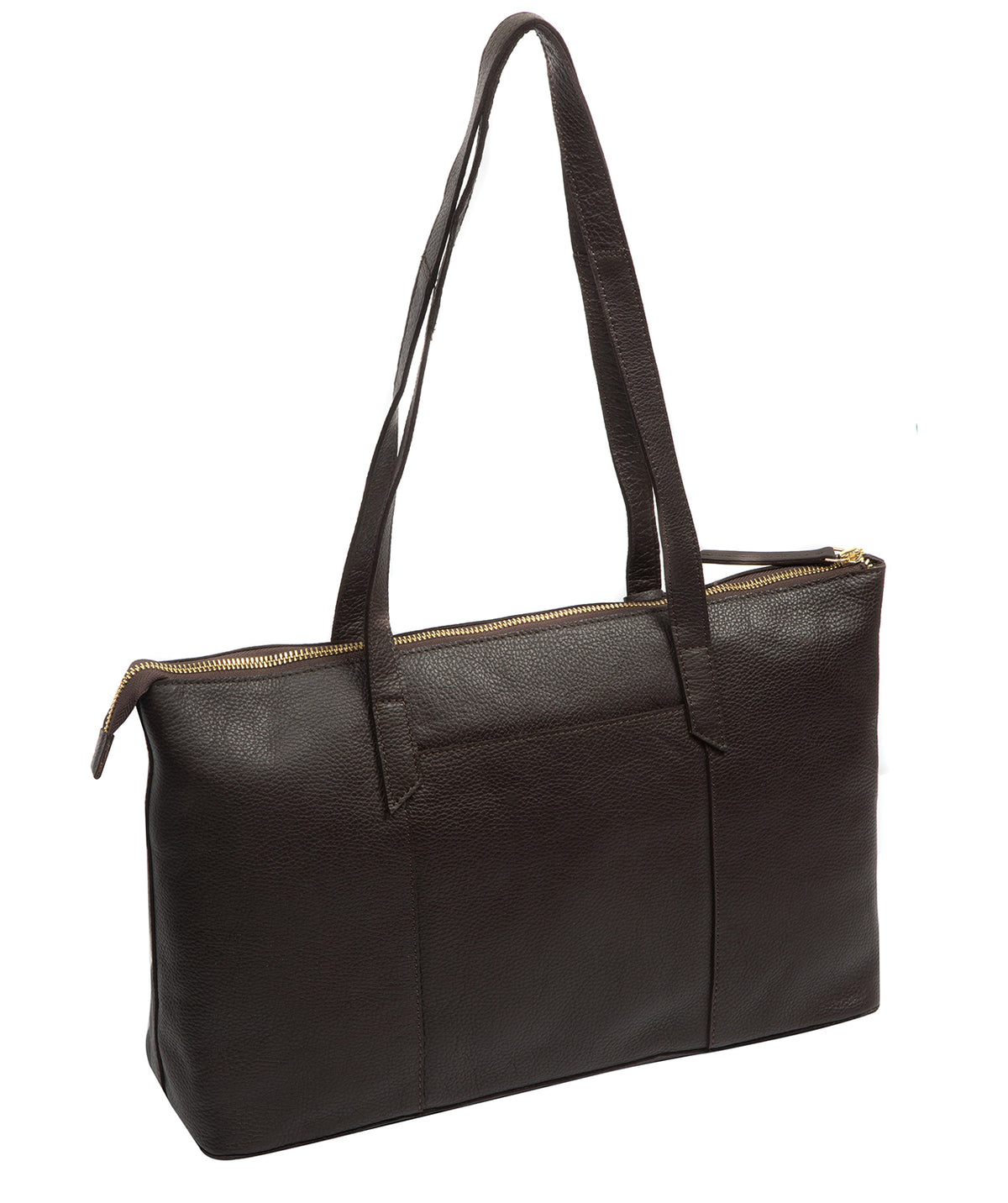 'Marlowe' Espresso Leather Tote Bag