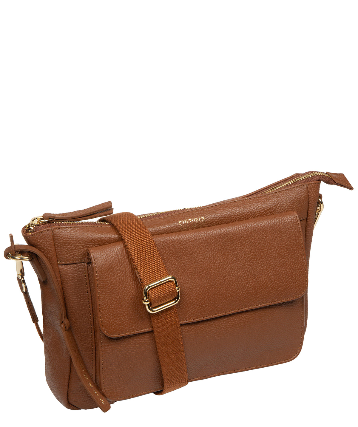 Rear slip pocket and detachable canvas shoulder strap