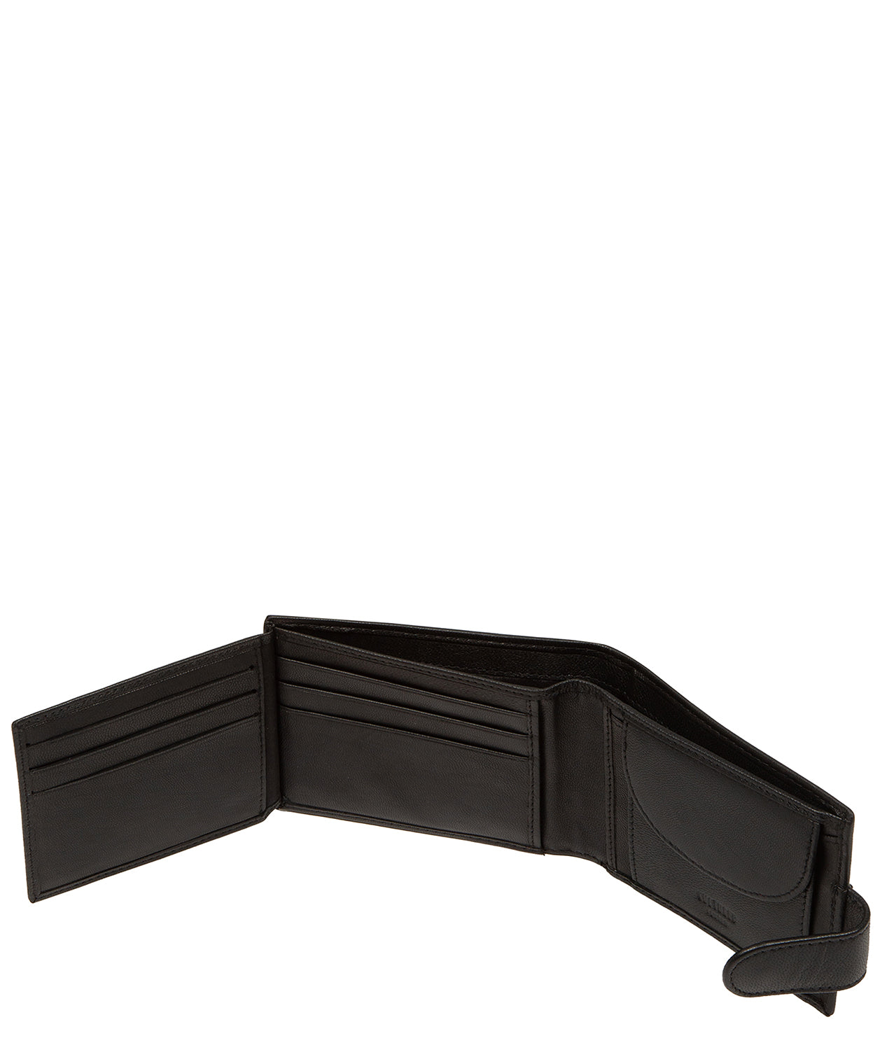 'Leo' Black Leather Wallet