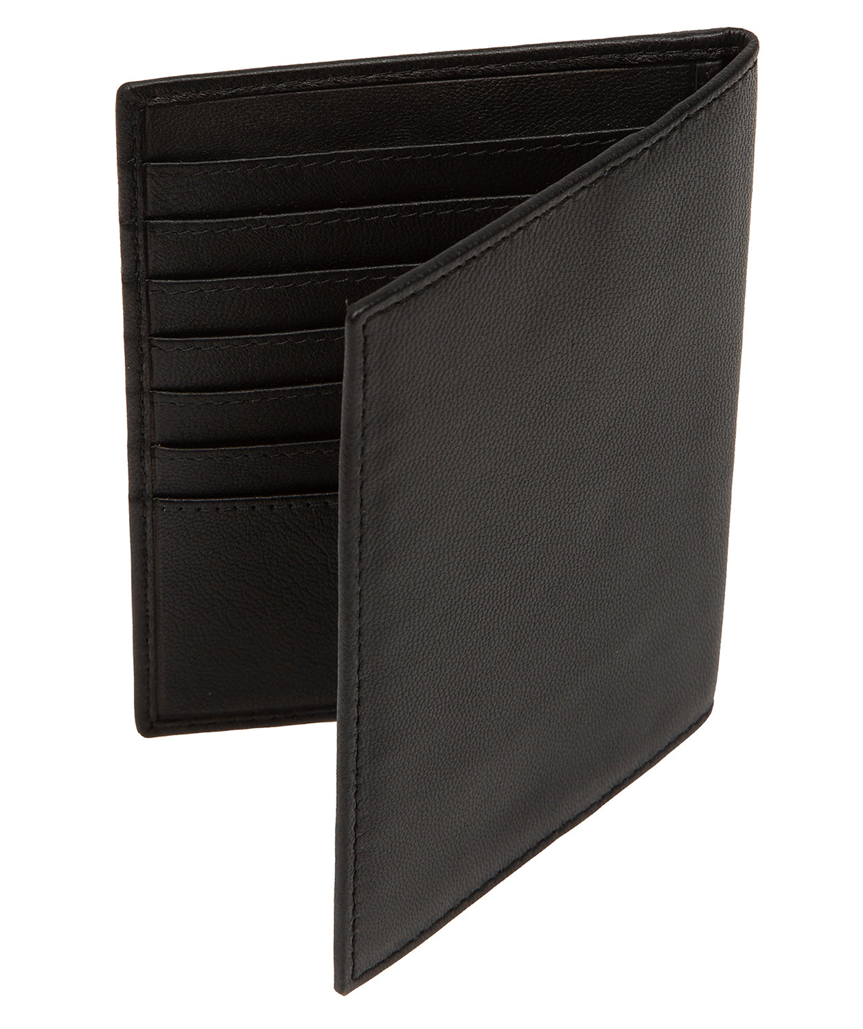 'Thomas' Black Leather Passport Holder
