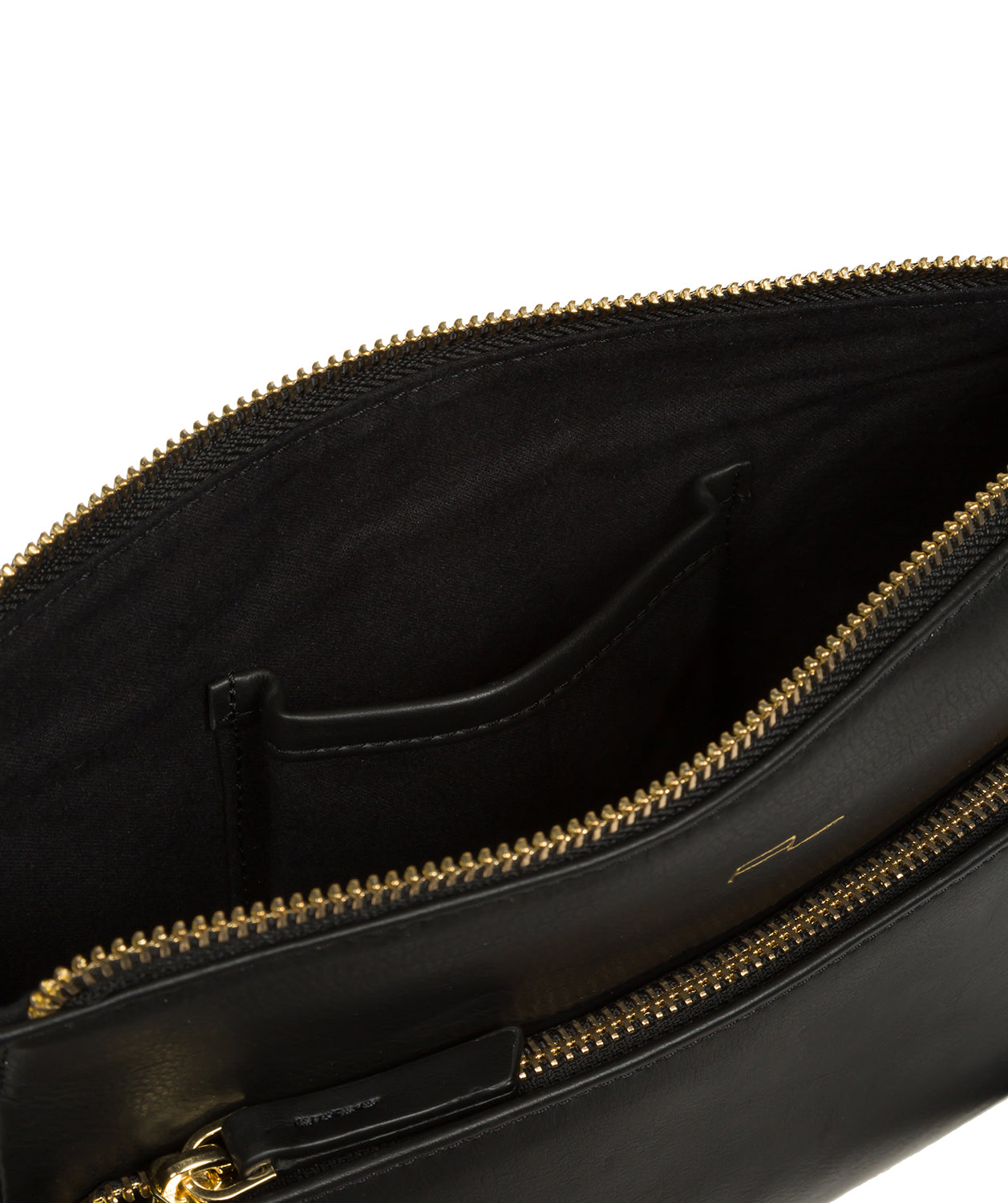 Pure Luxuries Knightsbridge Collection Bags: 'Amber' Black Leather Cross Body Bag