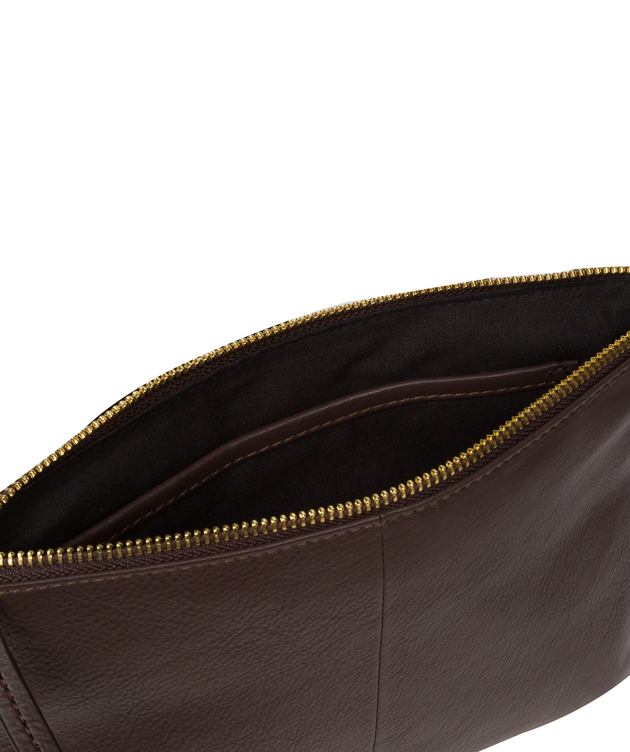 Pure Luxuries Marylebone Collection Bags: 'Hannah' Hot Fudge Nappa Leather Cross Body Bag