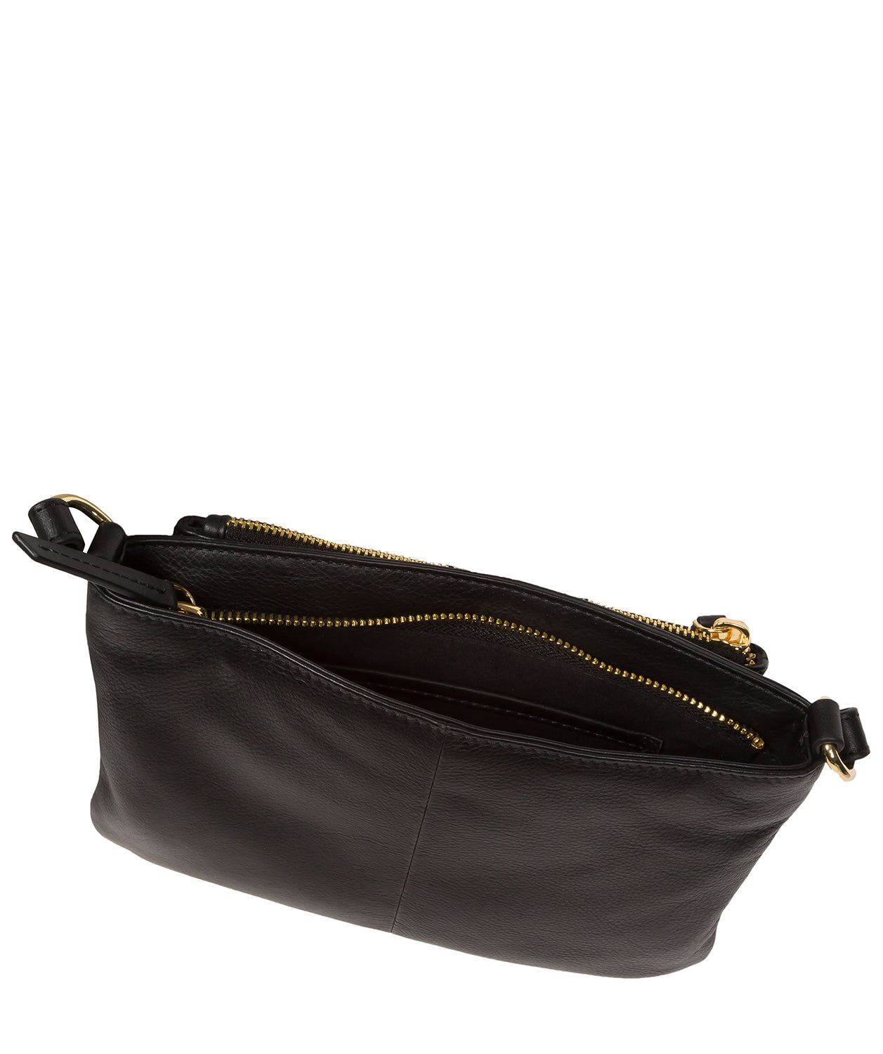 Pure Luxuries Marylebone Collection Bags: 'Jess' Black Nappa Leather Cross Body Bag