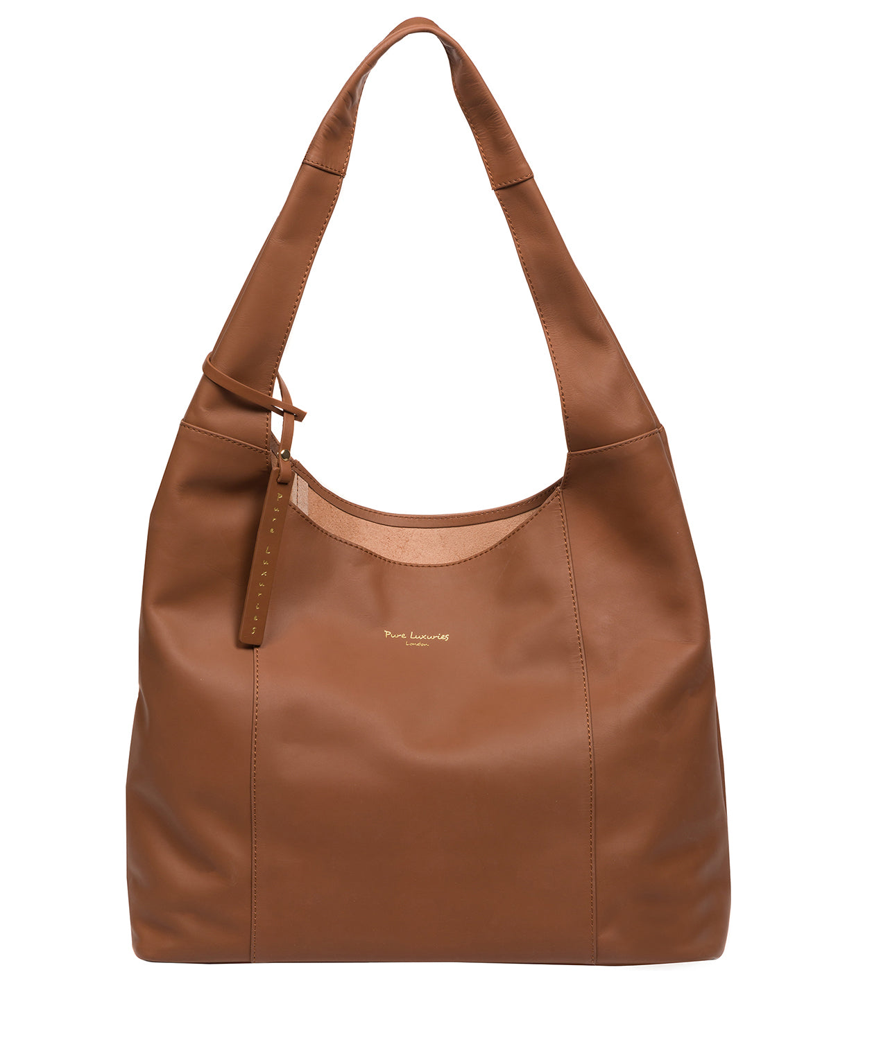Pure Luxuries Eco Collection Bags: 'Nina' Oak Leather Shoulder Bag