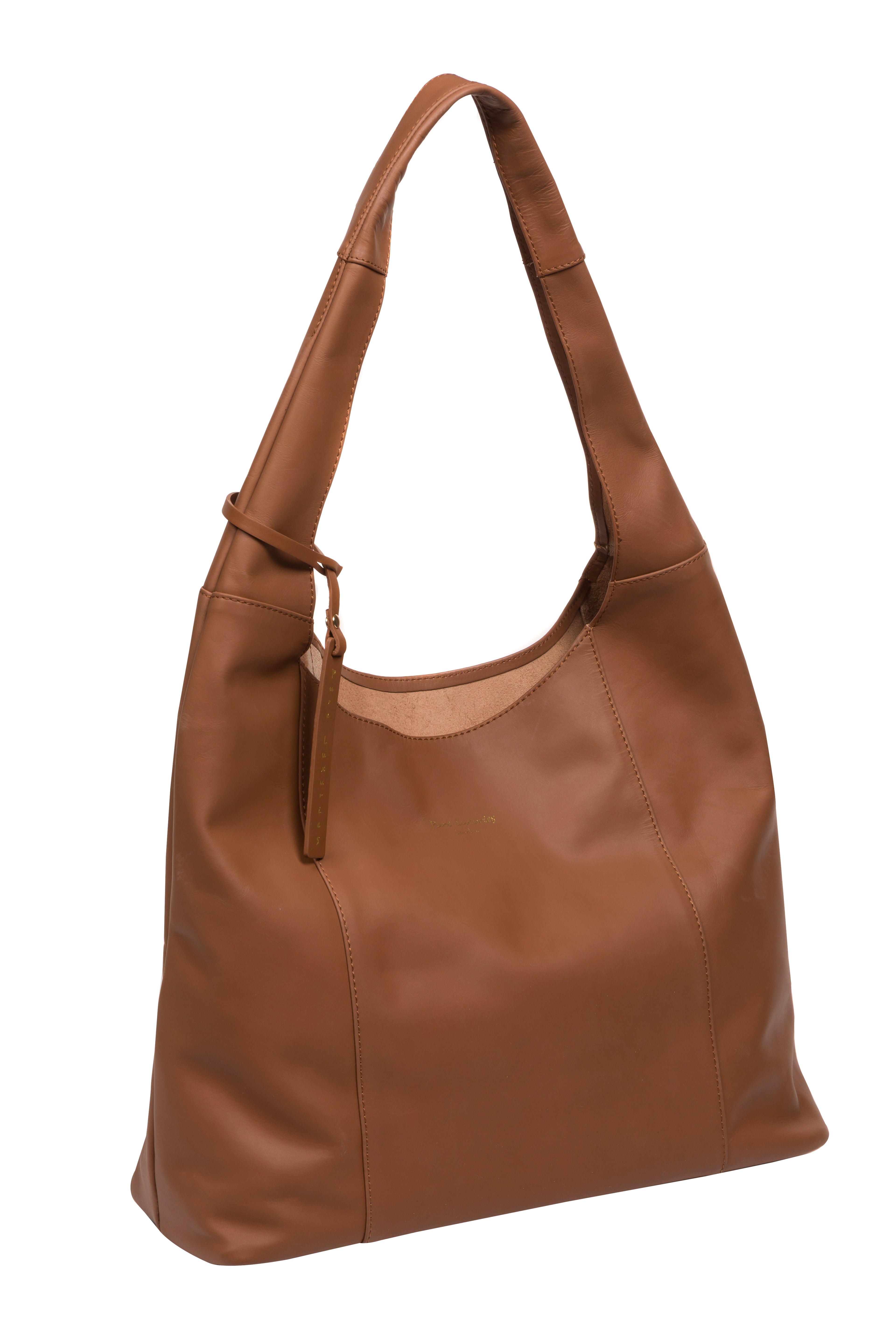 Pure Luxuries Eco Collection Bags: 'Nina' Oak Leather Shoulder Bag