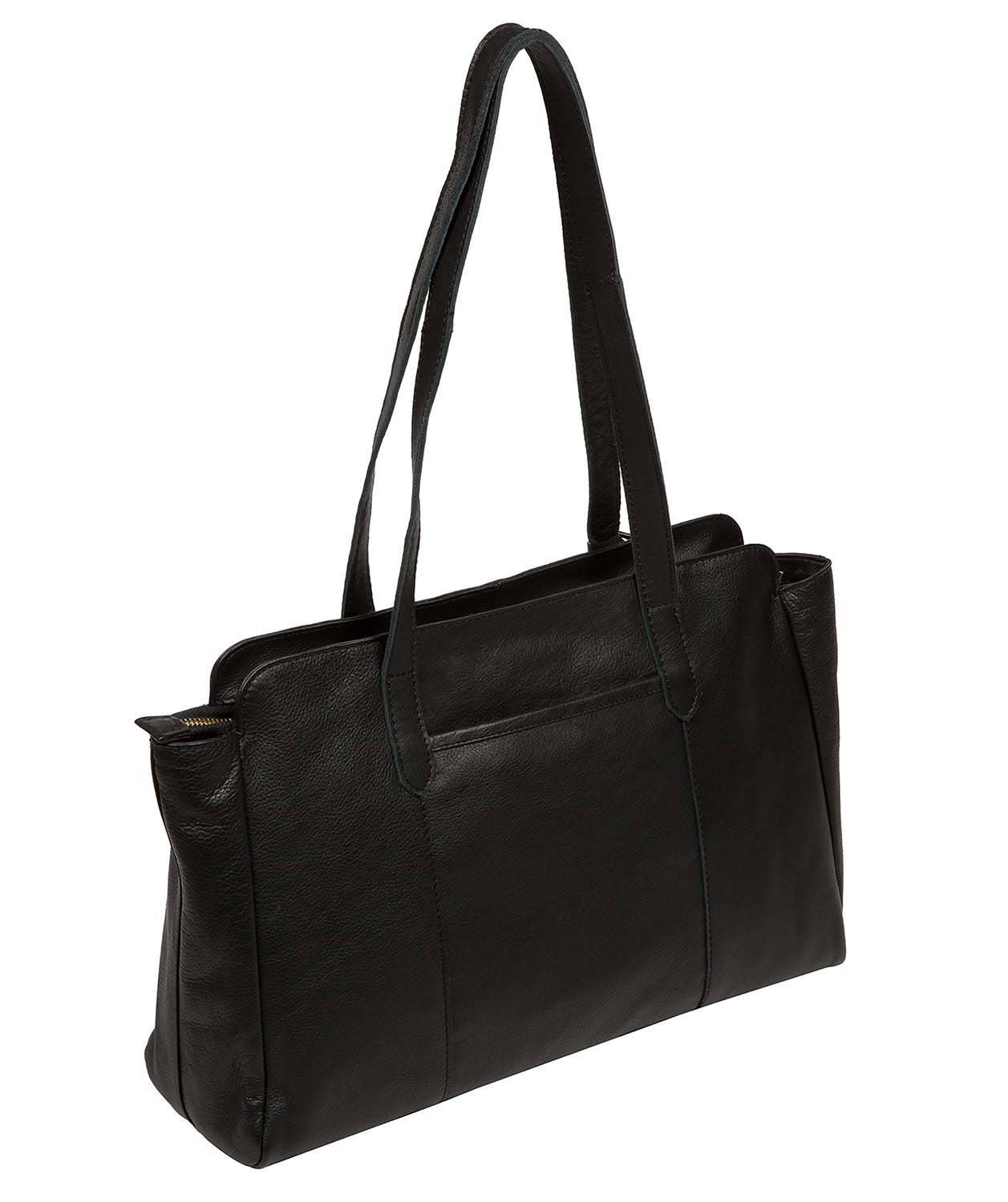 'Olney' Black Leather Handbag