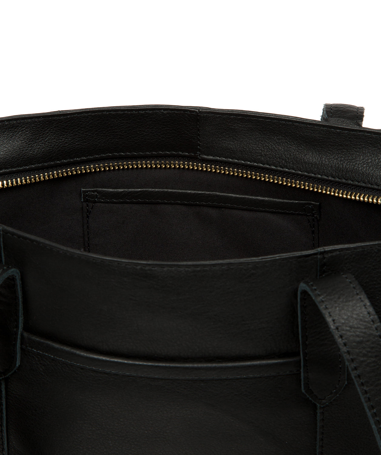 'Olney' Black Leather Handbag