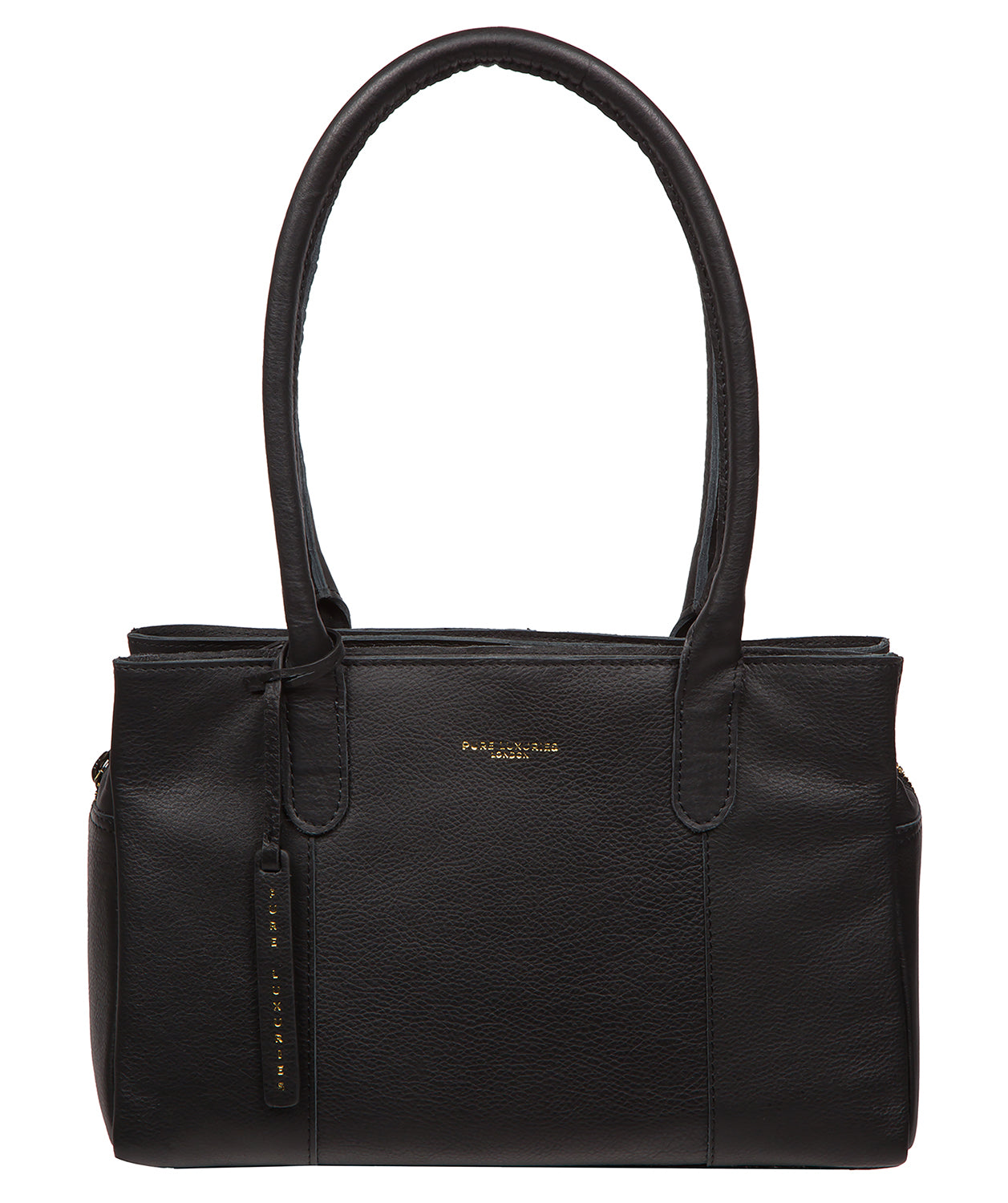 'Filton' Black Leather Handbag
