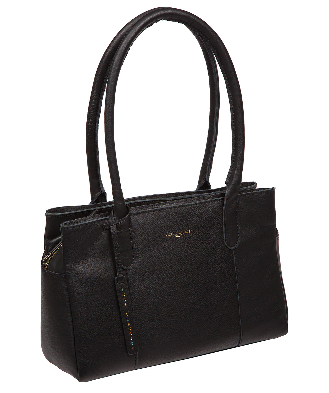 'Filton' Black Leather Handbag