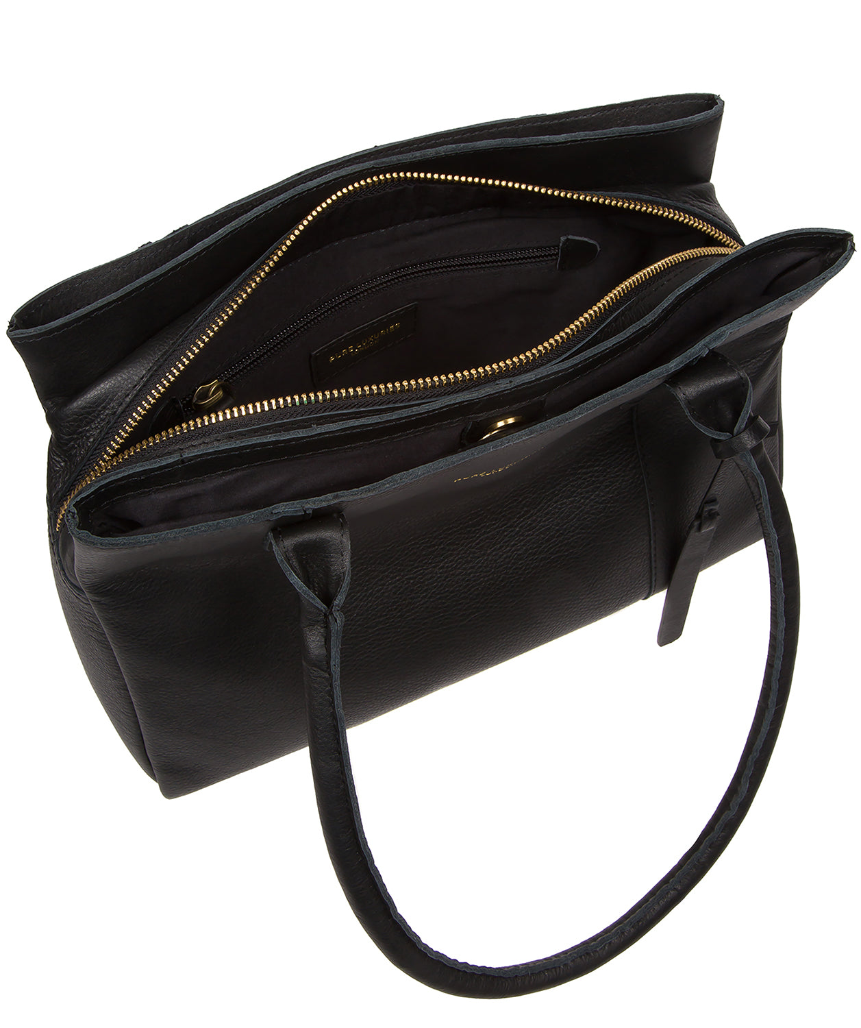 'Filton' Black Leather Handbag